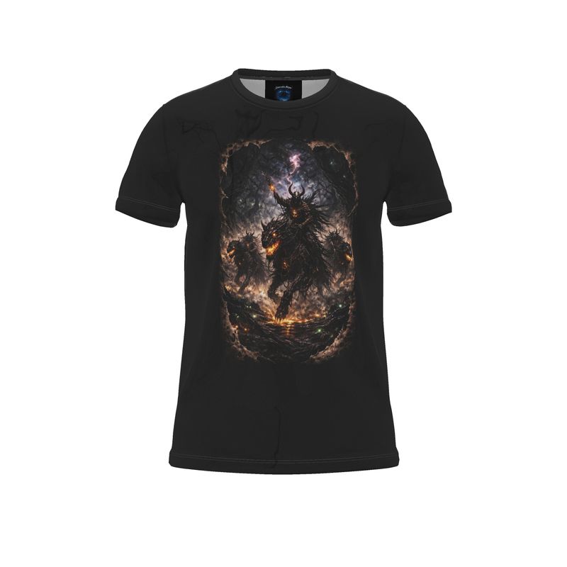 Cut And Sew All Over Print T Shirt
